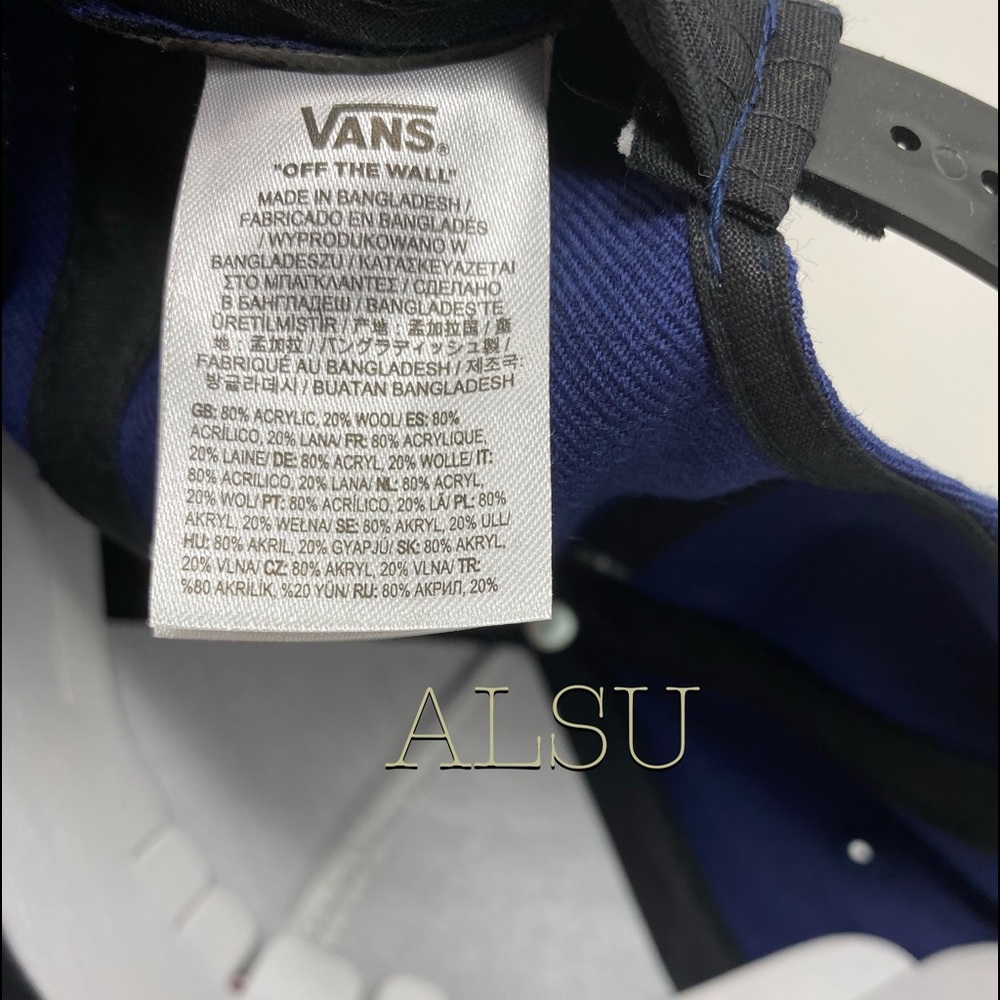 VANS 🔥SALE!🔥 Leaping Lizard Wolf Blue Men’s SnapBack Cap VN0A3IHFLKZ - Picture 8 of 9